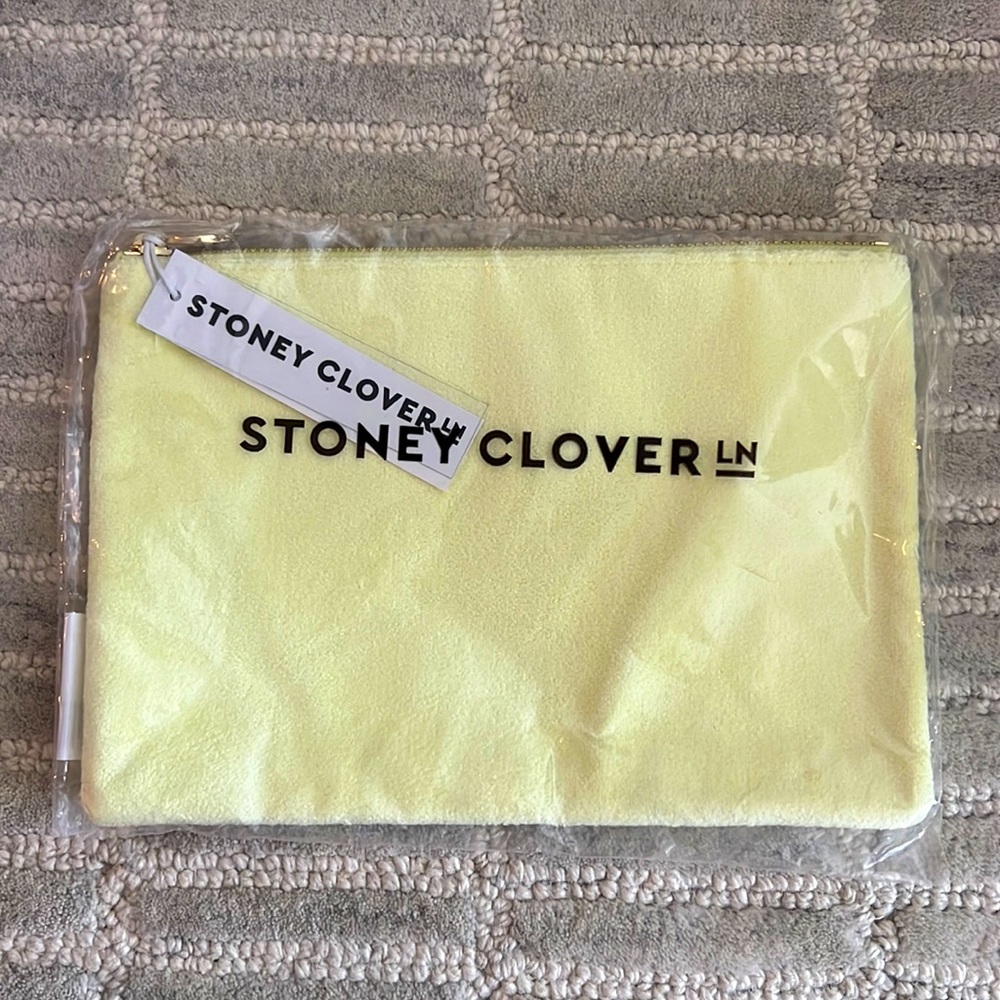 NWT stoney clover lane Terry flat pouch